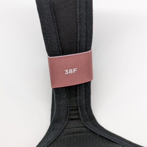 Cacique Lane Bryant Women Bra Smooth Satin Full Coverage U/W Size 38F Black - Picture 6 of 9